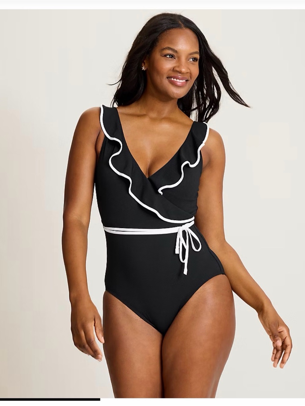 Tommy Bahama Island Cays wrap  one piece EUC Mare Blue size 12 New condition